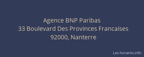 Agence BNP Paribas