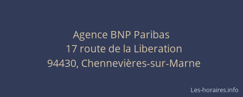 Agence BNP Paribas
