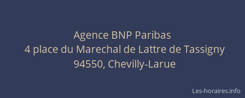 Agence BNP Paribas