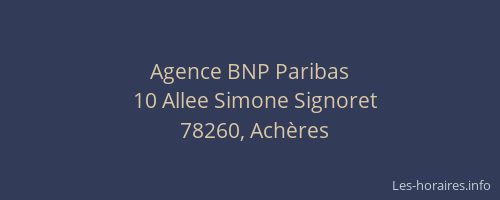 Agence BNP Paribas