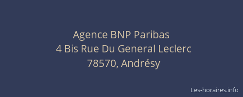 Agence BNP Paribas