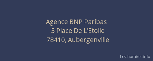 Agence BNP Paribas