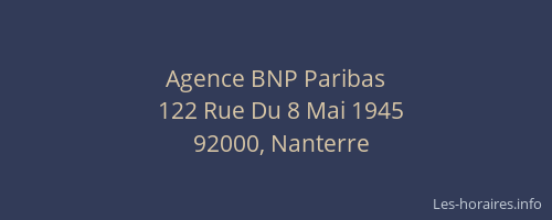 Agence BNP Paribas