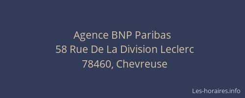 Agence BNP Paribas