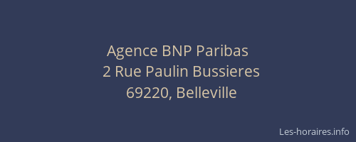 Agence BNP Paribas