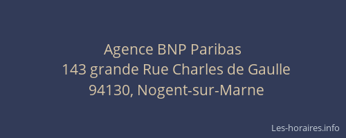 Agence BNP Paribas