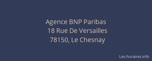 Agence BNP Paribas