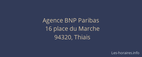 Agence BNP Paribas
