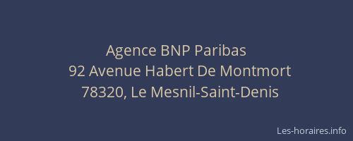 Agence BNP Paribas