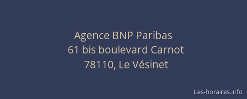 Agence BNP Paribas