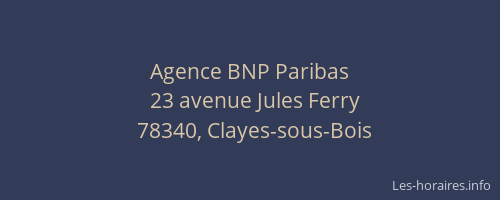 Agence BNP Paribas