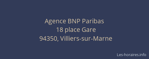 Agence BNP Paribas