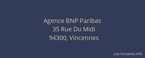 Agence BNP Paribas