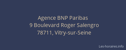 Agence BNP Paribas