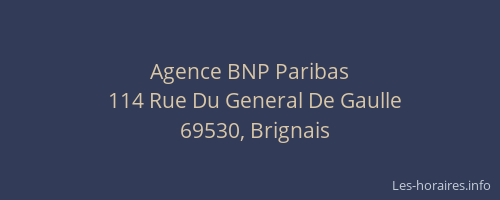 Agence BNP Paribas