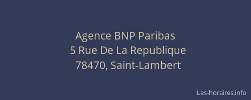 Agence BNP Paribas