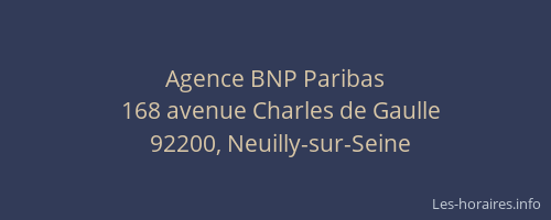 Agence BNP Paribas