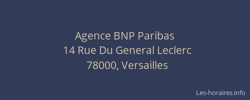 Agence BNP Paribas