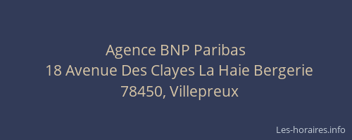 Agence BNP Paribas