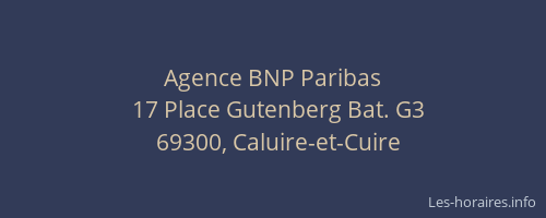 Agence BNP Paribas