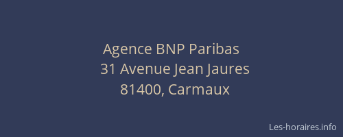 Agence BNP Paribas