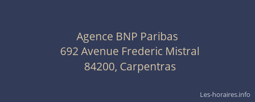 Agence BNP Paribas