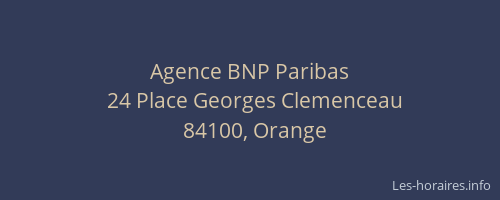 Agence BNP Paribas