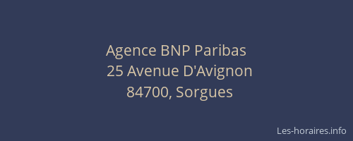 Agence BNP Paribas