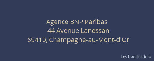 Agence BNP Paribas