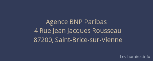 Agence BNP Paribas