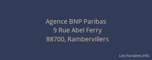 Agence BNP Paribas