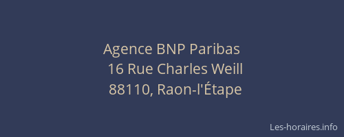 Agence BNP Paribas