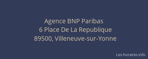 Agence BNP Paribas