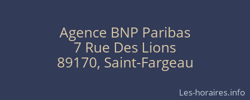 Agence BNP Paribas