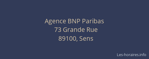Agence BNP Paribas