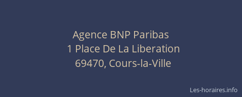 Agence BNP Paribas