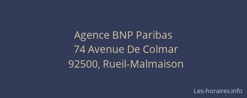 Agence BNP Paribas