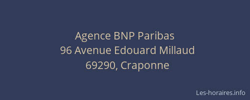 Agence BNP Paribas