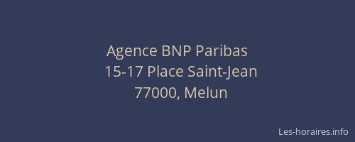 Agence BNP Paribas