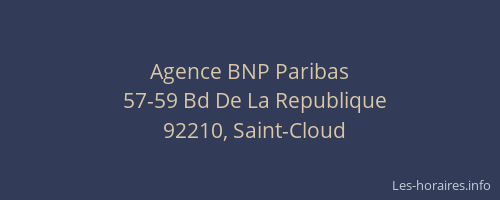 Agence BNP Paribas