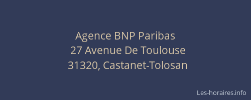 Agence BNP Paribas