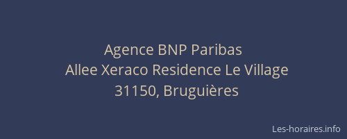 Agence BNP Paribas