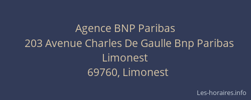 Agence BNP Paribas