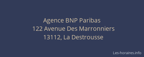Agence BNP Paribas