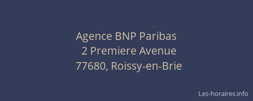 Agence BNP Paribas