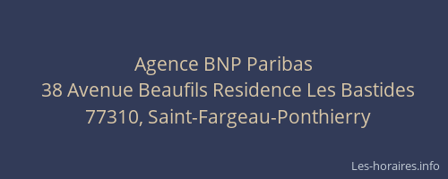 Agence BNP Paribas
