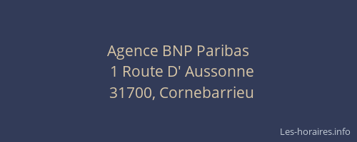 Agence BNP Paribas