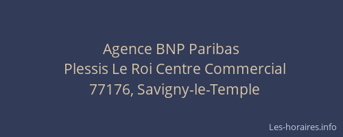 Agence BNP Paribas