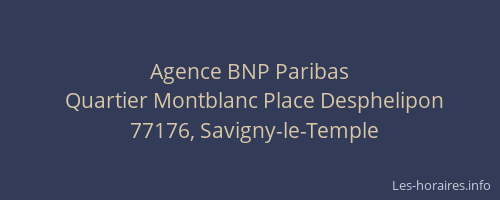 Agence BNP Paribas