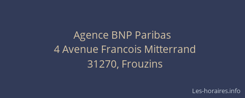 Agence BNP Paribas